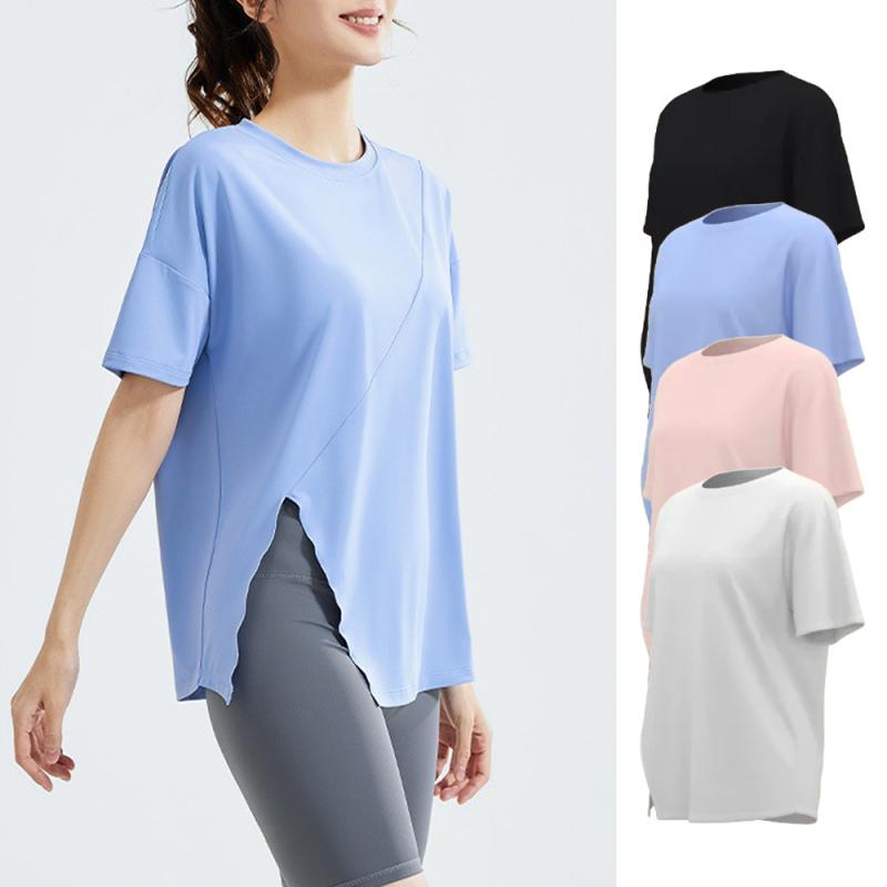 トップス Tシャツ レディース 吸汗速乾 スポーツウェア ヨガ フィットネス トレーニング ランニング ジ..