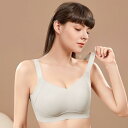 ブラジャー レディース ノンワイヤー シームレス 薄手 フルカップ 胸 小さく見せる 脇肉カバー 垂れ防止 寄せ上げ バストアップ 補正 通気性 快適 ナイロン 夏用 ブラック 肌色
