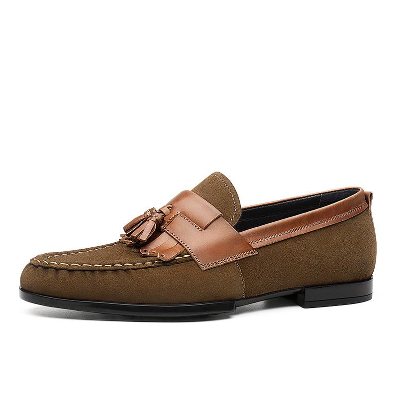 紳士靴 革靴 メンズ ドライビングシューズ モカシン スリッポン 羊革 スエード 通気性 透湿 夏用 カジ..