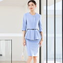 ジャケット レディース 七分袖 薄手 スーツ セットアップ 上下セット オフィス 事務服 制服 接客 受付 ユニフォーム ビジネス 通勤 フォーマル ポリエステ...