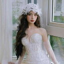 ウェディング ベール レディース フレンチ レース 花柄 レトロ 上質 ナチュラル かわいい タッセル 結婚式用 ネット素材 ホワイト