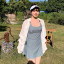 水着 レディース 大きいサイズ セパレート スリーピース セット 長袖 体型カバー ぽっちゃり お腹カバー スポーティ 露出控えめ ショートパンツ 温泉 水泳 ...