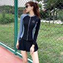 ラッシュガード サーフスーツ 水着 レディース セパレート 長袖 ロングスリーブ 体型カバー 着痩せ効果 大きいサイズ ゆったり UVカット 日焼け対策 ビーチ...