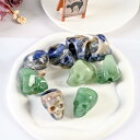 指輪 リング ハロウィン スカル 天然水晶 彫刻 ドクロ 多素材 天然石 パワーストーン ホラー 工芸品 置物