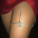 アンクレット レディース 欧米風 ドルマーク ラインストーン キラキラ セクシー レッグチェーン 足元アクセサリー ゴールド シルバー デイリーユース イベント パーティー トレンド 万能