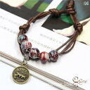 ブレスレット ユニセックス 十二星座 セラミック 牛革 レザー パンク シンプルデザイン カジュアルスタイル カップル ペア 手元アクセサリー 普段使い 誕生日...