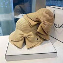麦わら帽子 レディース 春夏 UVカット つば広 リボン ストローハット 折りたたみ式 携帯用 アウトドア レジャー 旅行 日よけ 紫外線対策 カジュアル ペー...