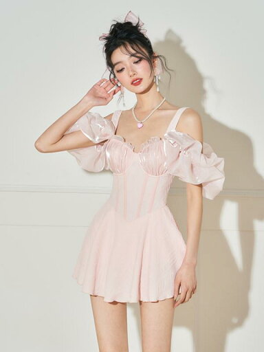 水着 レディース ワンピース セクシー 体型カバー スカートタイプ 小胸向け 細見え 着痩せ お腹カバー 温泉 プール ビーチ リゾート 春夏 速乾 伸縮性 ワイヤー入り ピンク 水着 レディース ワンピース セクシー 体型カバー スカートタイプ 小胸向け 細見え 着痩せ お腹カバー 温泉 プール ビーチ リゾート 春夏 速乾 伸縮性 ワイヤー入り ピンク