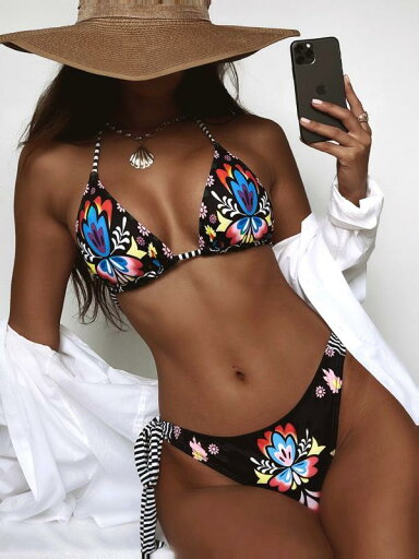 水着 レディース 女性用 セパレート ビキニ 欧米風 パッド入り ノンワイヤー ナイロン ブラック プール 海水浴 ビーチ リゾート カジュアル 春夏 水着 レディース 女性用 セパレート ビキニ 欧米風 パッド入り ノンワイヤー ナイロン ブラック プール 海水浴 ビーチ リゾート カジュアル 春夏