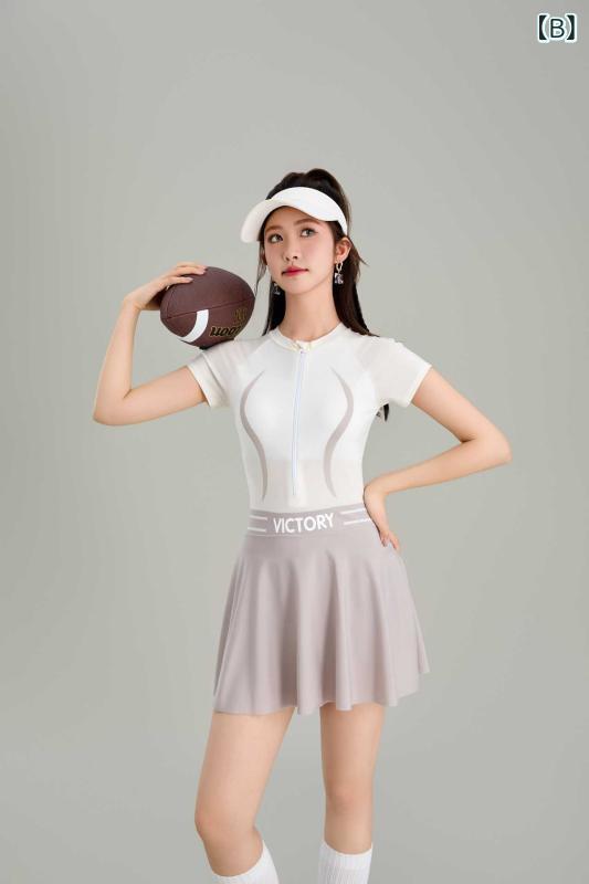 水着 レディース 学生用 セパレート ショートパンツ 体型カバー 細見え お腹カバー 露出控えめ スポーティ 温泉 リゾート プール 海水浴 ポリエステル 春夏 胸パッド入り ワイヤーなし