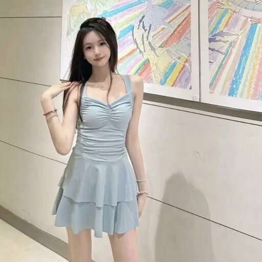 ワンピース水着 レディース 体型カバー 着痩せ効果 セクシー バックレス 小胸 盛れる 高級感 無地 ハイウエスト パッド付き ノンワイヤー ナイロン 温泉 プール ビーチ ライトブルー ワンピース水着 レディース 体型カバー 着痩せ効果 セクシー バックレス 小胸 盛れる 高級感 無地 ハイウエスト パッド付き ノンワイヤー ナイロン 温泉 プール ビーチ ライトブルー