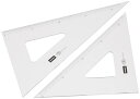 da drawing instrument ウチダ製図器(daseizuki) 三角定規 24cm×2mm 目盛り付 1-809-2402