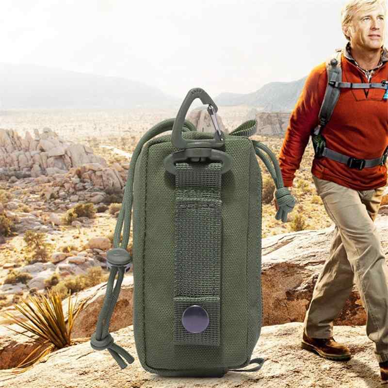 ウエストバッグ 男性用 アウトドア タクティカル キーケース 小物入れ 多機能 防水 ファスナー 携帯用 ..