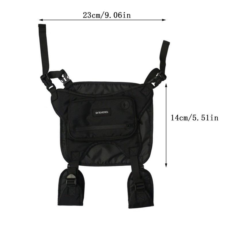 ボディバッグ メンズ レディース ユニセックス スポーツ ウエストバッグ チェストバッグ ベスト風 ミニ..