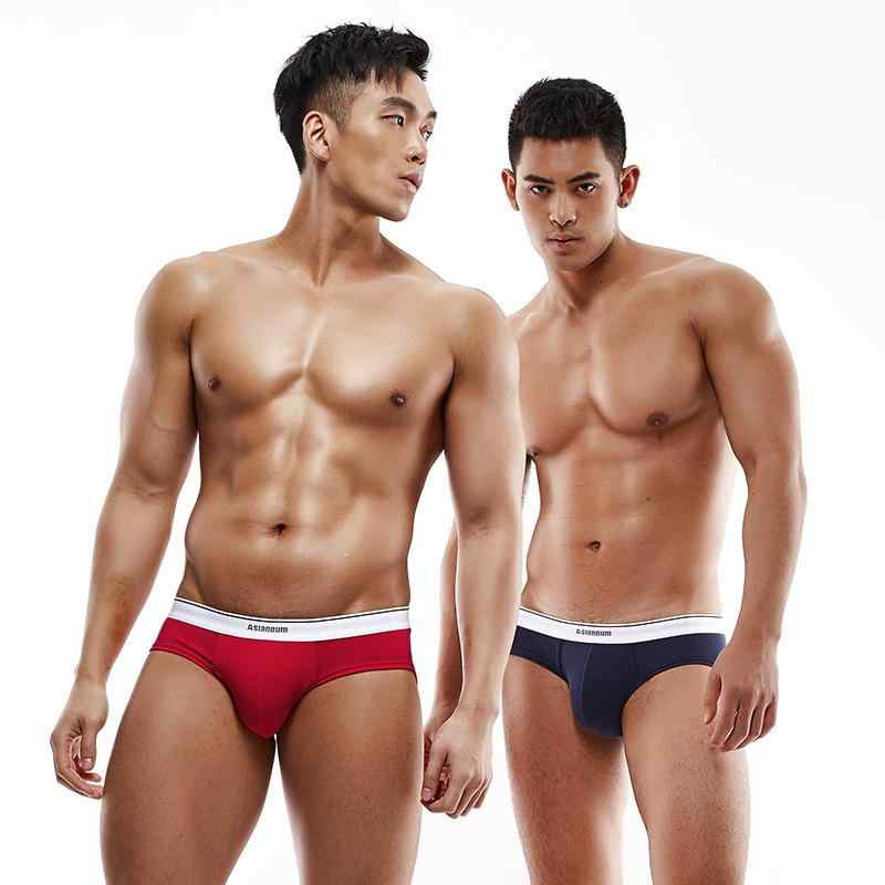 メンズ アンダーウェア 男性用 肌着 ローライズ 三角パンツ ブリーフ コットン リブ編み 50番手 高綿混..