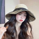 帽子 レディース ウィッグ一体型 春夏 つば広 麦わら ハット ロングストレート ロングカール ツインテール 耐熱ファイバー 小顔効果 日よけ 通気性 普段使い おしゃれ