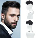 カツラ ヘアピース メンズ 部分ウィッグ トップ用 ショートヘア オールバック レイヤー 高温耐性 合成繊維 クリップ式 ローズネット 薄毛隠し 普段使い 自然...