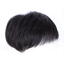 カツラ ヘアピース メンズ 男性用 中高年 頭頂部 部分ウィッグ 人毛100% 薄毛 白髪カバー ショート 自然 増毛
