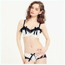 ブラジャー レディース ロリータ ノンワイヤー チェック ドット柄 三角カップ ブラセット 上薄下厚カップ ポリエステル 綿 通気 吸汗 快適 純欲風