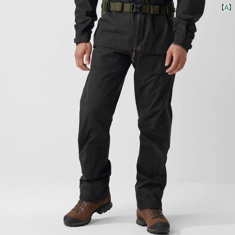 カジュアルパンツ メンズ 春夏 ワーク アウトドア スポーツ ロング丈 ストレート サイドジッパー マルチポケット ポリエステル 綿混 ブラック
