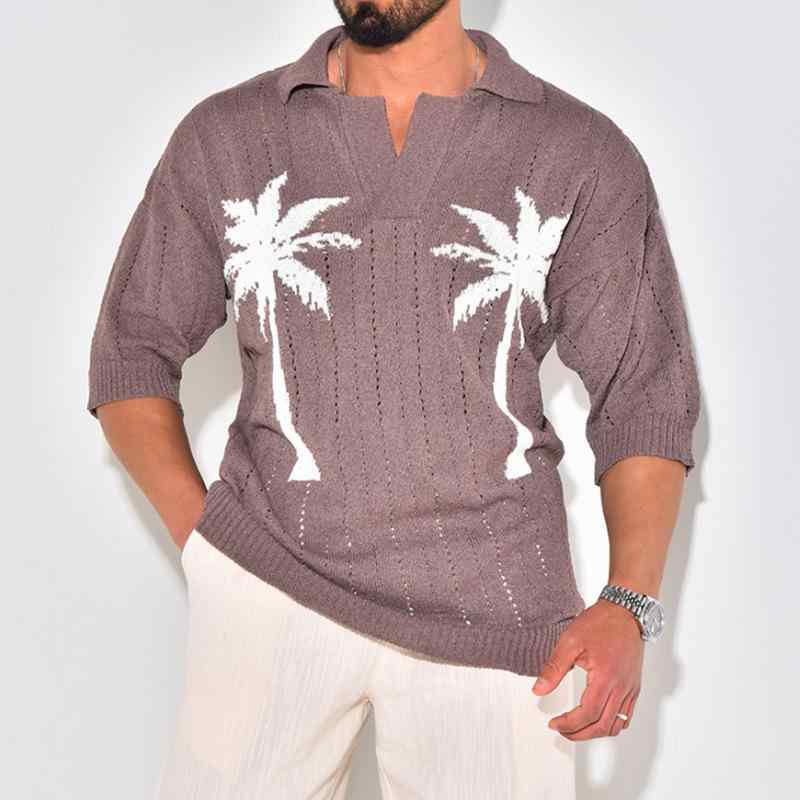 アロハシャツ メンズ 長袖 カジュアル 総柄 プリント トップス ビーチ リゾート 旅行 デイリーユース ポリエステル 開襟シャツ ルーズフィット ウォッシャブル 春夏(4)