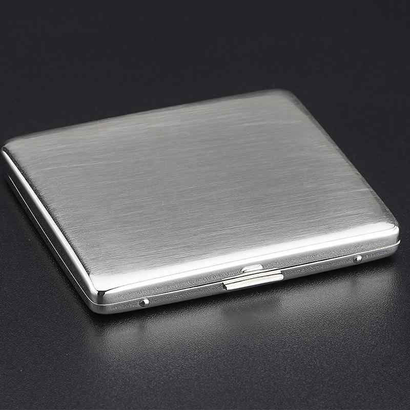シガレットケース ステンレス製 薄型 スリム 9本収納 クリップ式 携帯用 タバコ入れ メンズ おしゃれ スタイリッシュ 喫煙具 耐久性 ファッション小物