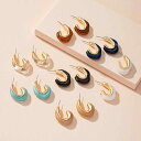 ピアス イヤリング レディース アシンメトリー シンプル 韓国 アクリル フレンチレトロ エレガント オフィス 通勤 普段使い 幾何学模様 秋冬