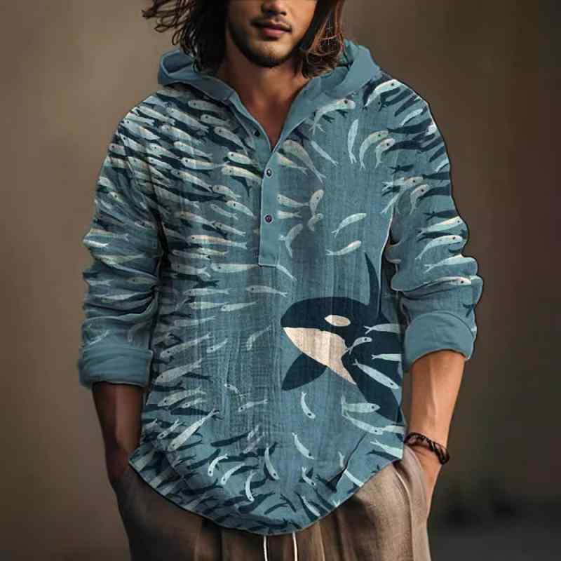 パーカー メンズ 男性用 3Dプリント 動物柄 アニマルプリント プルオーバー ゆったり オーバーサイズ ..