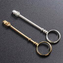 指輪 男女兼用 シガレットホルダー リング型 フィンガーリング ハンズフリー スリムタバコ対応 ユニークデザイン おしゃれ 喫煙具 アクセサリー 指汚れ防止(x2)