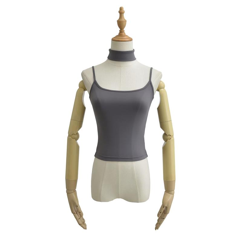 キャミソール レディース トップス セクシー スパイスガール 純欲スタイル ホルターネック タイト スリ..