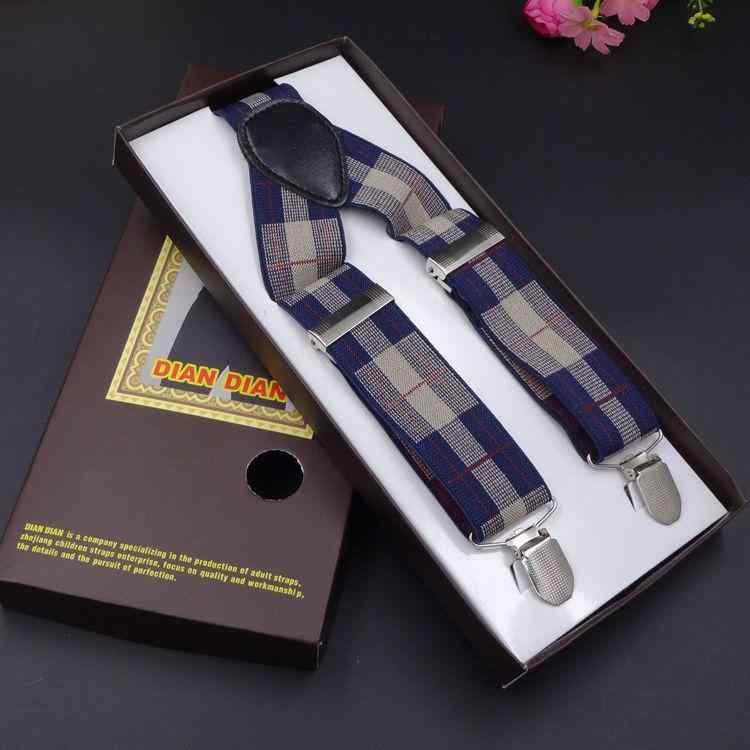 サスペンダー メンズ 男性用 紳士 3.5cm幅 ジャカード織り 3クリップ Y型 長さ調節可能 強弾性 ズレ落ち防止 吊りバンド ビジネス カジュアル フォーマル 普段使い 豊富なカラー