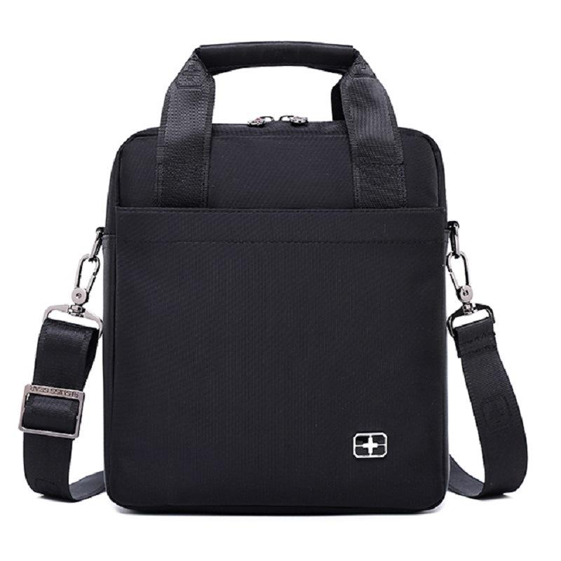 バッグ メンズ 男性用 縦型 ショルダーバッグ 斜めがけ 手提げ PC収納 ノートパソコン対応 防水 オック..