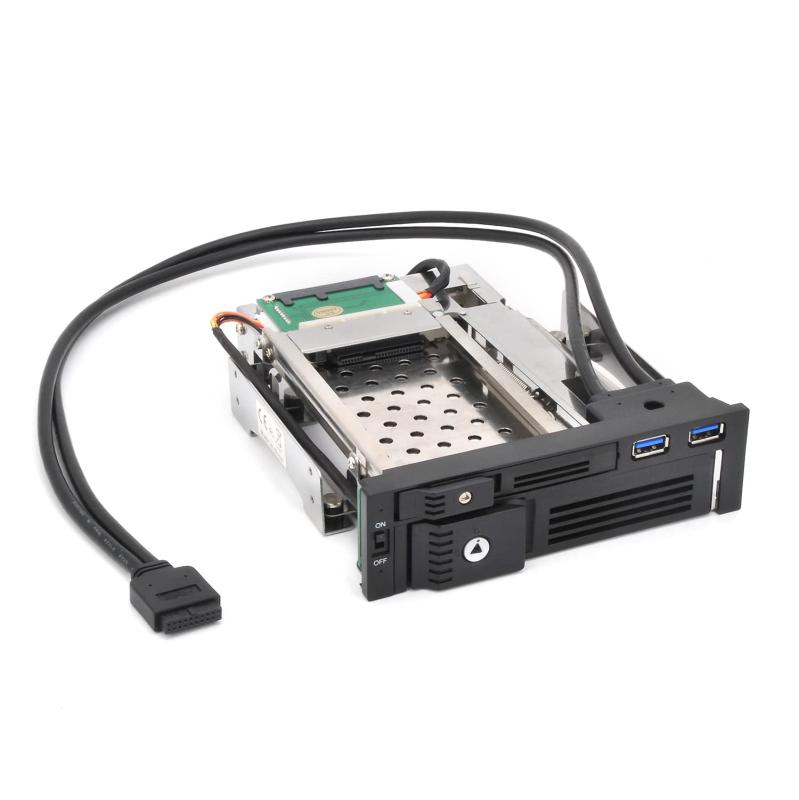 センチュリー iStarUSA マルチリムーバブルラックV2 3.5+2.5 SATA & USB T-5K3525U-SA2_FP