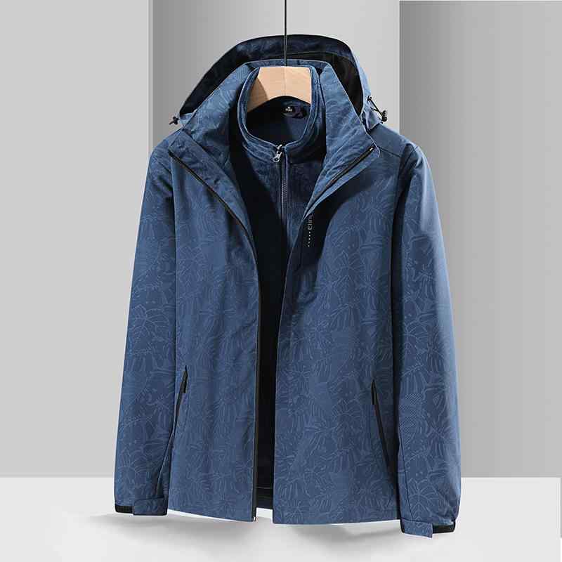 マウンテンパーカー メンズ レディース 男女兼用 秋冬 3WAY 防風 防寒 取り外し可能ライナー フード付き 裏起毛 厚手 ポリエステル 大きいサイズ アウトドア スポーツ 登山 キャンプ ペアルック アウター