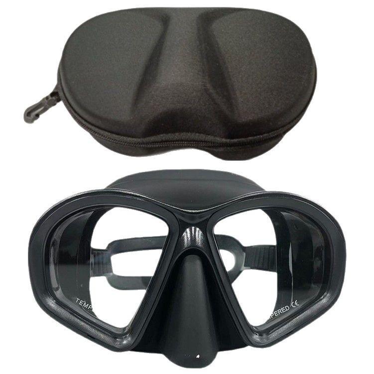 マスク キッズ 子供用 シュノーケリング ダイビング 水泳 ゴーグル 液体シリコン 強化ガラス PC素材 密..