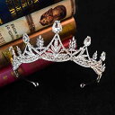 ヘアアクセサリー レディース ヨーロピアン ブライダル ウェディング 花嫁 繊細 クラウン ティアラ ヘッドバンド カチューシャ ラインストーン クリスタル リーフ プリンセス 挙式 結婚式 披露宴 パーティー フォーマルドレス(x2)