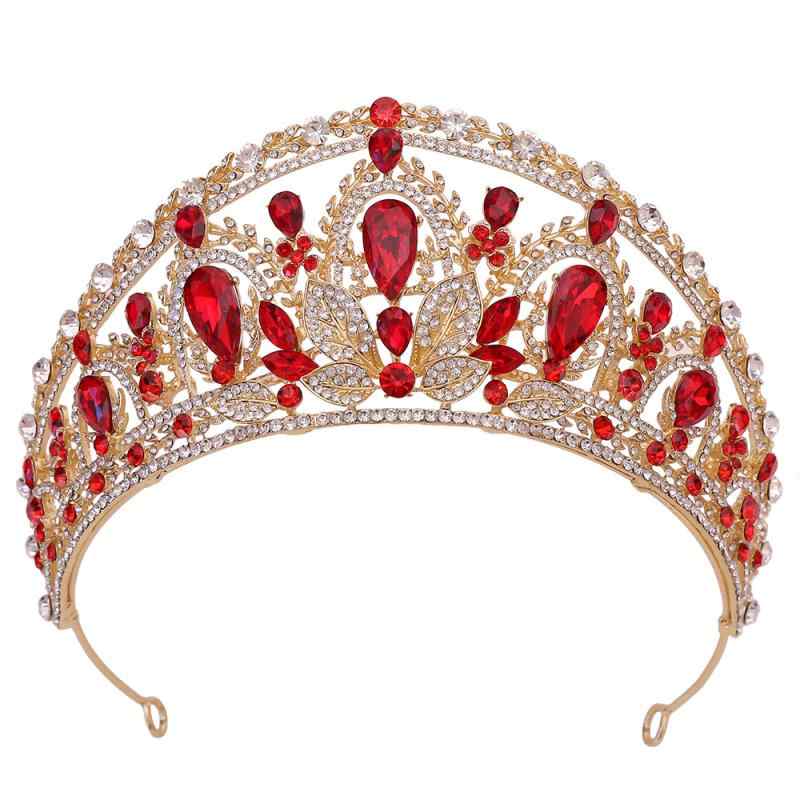 ティアラ レディース ウェディング 花嫁 髪飾り クリスタル ヘッドドレス 結婚式 披露宴 パーティー イベント 上品 華やか アクセサリー 韓国風 ラインストーン クラウン シルバー ゴールド