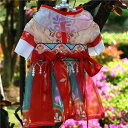 ペット ワンピース 漢服風 中華風 古典柄 春夏 薄手 軽量 通気性 小型犬 子犬 ドッグウェア トイプードル ビションフリーゼ ポメラニアン キャットウェア ウサギ服 お散歩 お出かけ 普段使い