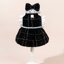 ペット服 犬 猫 兼用 宮廷風 エレガント レース ドレス ワンピース 保温 防寒 あったか 洋服 春秋 ポリエステル素材 お散歩 お出かけ 普段使い 小型犬 テディ シーズー ドッグウェア キャットウェア