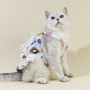 ペットウェア 女の子 小型犬 猫用 ウェディングドレス プリンセス フォーマルワンピース ホワイト チュールフリル レース かわいい 結婚式 誕生日 記念日 パーティー お出かけ(x2)