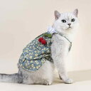 ペット服 犬用 テディ ビションフリーゼ サクランボ柄 小花柄 プリンセス レース フリル コットン ワンピース グリーン アプリコット ケーキドレス ドッグウェア 春夏(x2)
