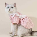 ペット服 犬 猫用 秋冬 ツイード コート レース ワンピース 上品 エレガント かわいい おしゃれ 防寒 あたたかい ピンク ポリエステル(x2)
