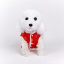 ドッグウェア 小型犬 トイプードル ビションフリーゼ ヨークシャーテリア 新年 お正月 お祝い チャイナ服 中華風 赤色 華やか 縁起物 秋冬 抜け毛防止 二足 ジャカード織り