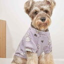 ペット服 犬猫兼用 秋冬用 かわいい うさぎ柄 パーカー ライトパープル ポリエステル スウェット トレーナー 普段使い お散歩着 おしゃれ