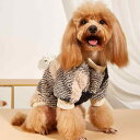 ペット服 小型犬 猫用 かわいい フリース スウェット チェック柄 アプリコット ポリエステル モコモコ 暖かい カジュアル 部屋着 散歩 お出かけ