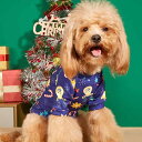 ペットウェア 犬猫兼用 秋冬 クリスマス プリント スウェット プルオーバー パープル ポリエステル 暖かい 防寒 おしゃれ 小型犬 中型犬 室内着 かわいい 普段使い