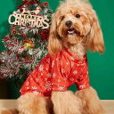 ペット服 犬猫兼用 秋冬 クリスマス イベント レッド 雪の結晶柄 かわいい インスタ映え スウェット トレーナー ポリエステル 暖かい 防寒 お散歩ウェア