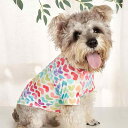 ペット服 ユニセックス 猫服 犬服 軽量 快適 カジュアル Tシャツ カラフル ハート柄 かわいい ポリエステル製 春夏
