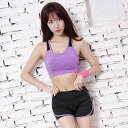 スポーツブラ ブラジャー レディース 女性用 揺れ防止 フィットネス ジム ヨガ ランニング トレーニング ウォーキング ノンワイヤー 吸汗速乾 伸縮性 ナイロ...