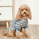 ペットウェア 猫 犬 兼用 秋冬 保温 防寒 裏起毛 パーカー スウェット フーディー トーテム柄 ブルーグレー ポリエステル 暖かい おしゃれ 普段使い お散歩用